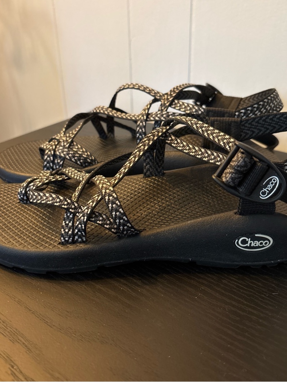 Chaco ZX/2 Cloud Women's Dual Adjustable Strap Sandals Black Gray Size 10